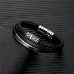 PENDRA Rune Classic Leather Bracelet