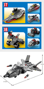 PENDRA Military Attack Fighter Building Set