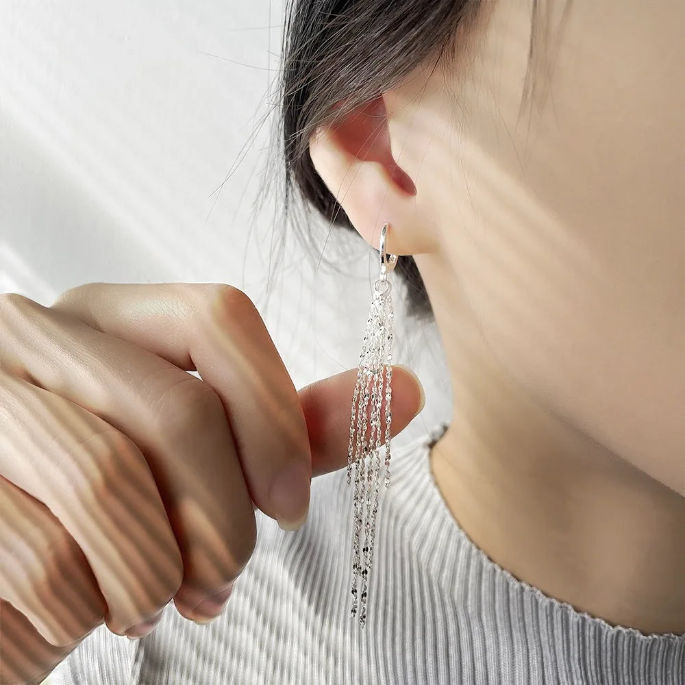 PENDRA Sterling Tassels Earrings