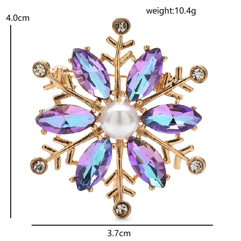 PENDRA Florielle26 Crystal Brooch