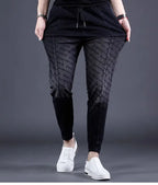 Gradual Change Color 2025 Tied Jeans Men's Summer New Loose Ruffian Handsome Small Feet Pants Trendy Brand Harlan Casual Pants