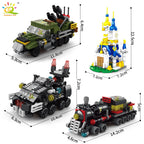 PENDRA Engineering Police Tank Building Set