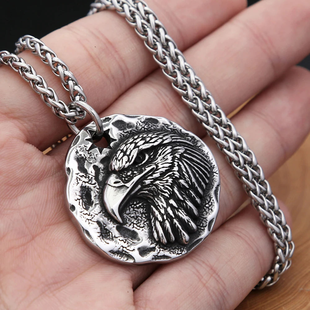 PENDRA Eaglecrest Vintage Eagle Head Pendant
