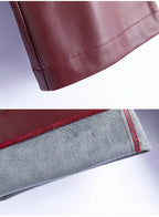 PENDRA Leather Elastic Waisted Pants