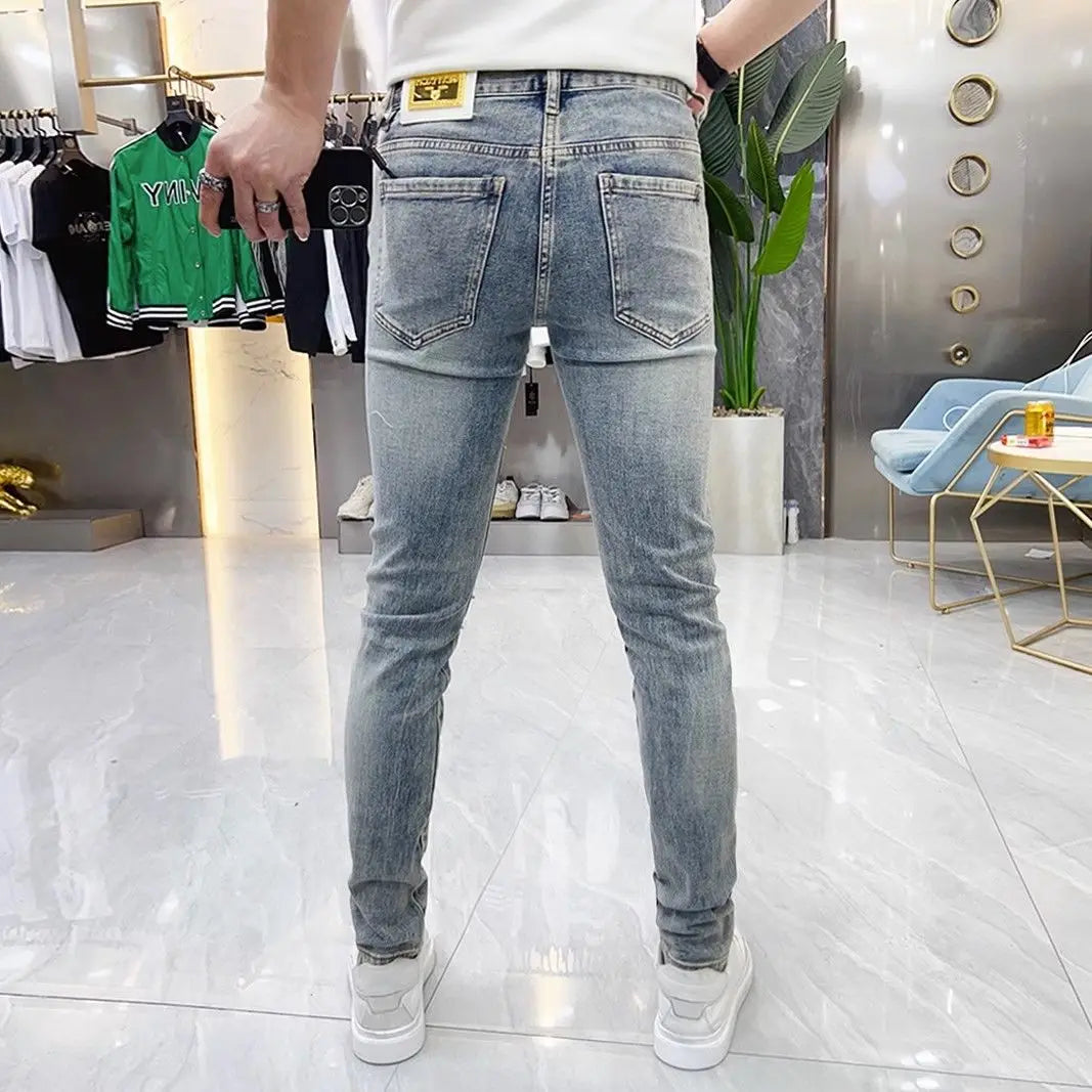 PENDRA Denim Embroidery Arrival Pants