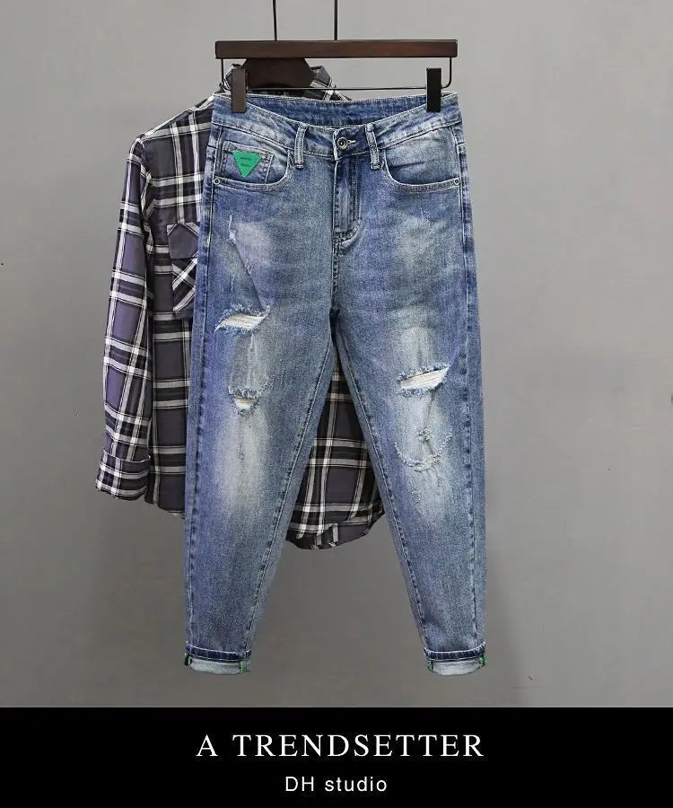 PENDRA Denim Light Fit Pants