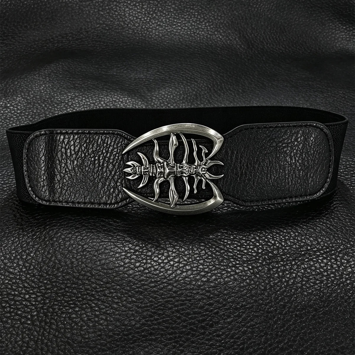 PENDRA Irisene Black Gothic Elastic Corset Belt