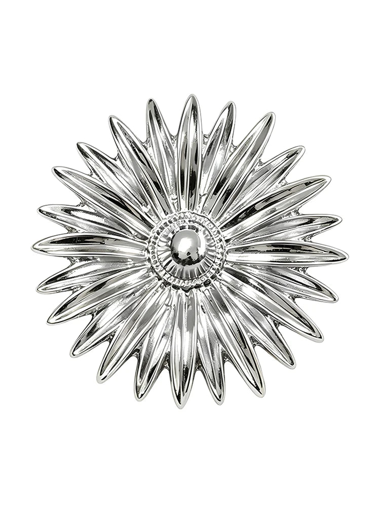 PENDRA Daisyelle Metal Daisy Brooch