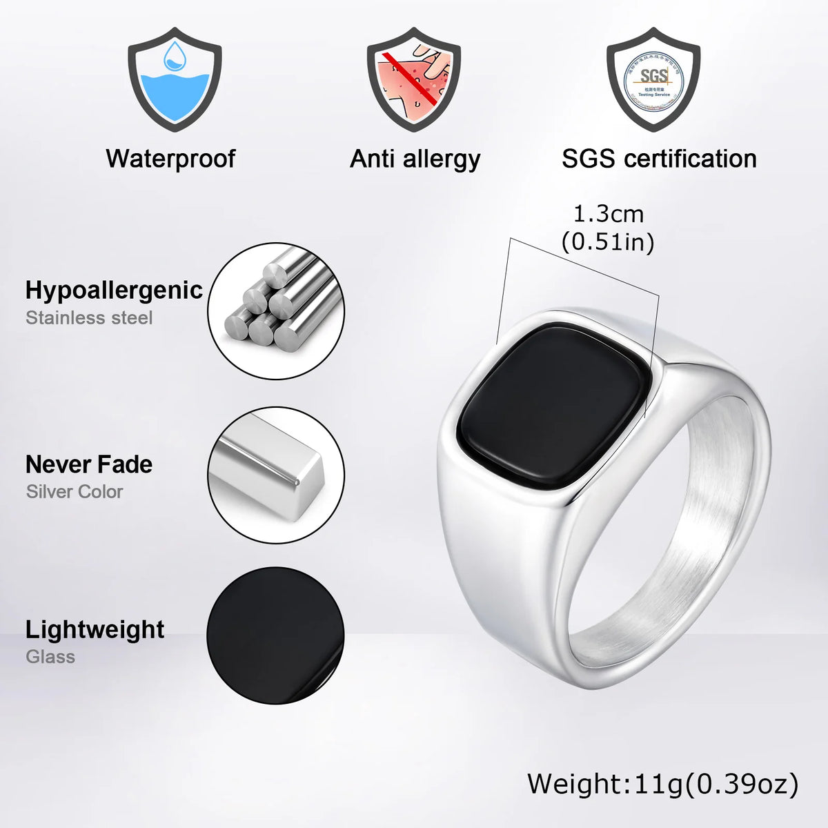 PENDRA Everyday Steel Ring