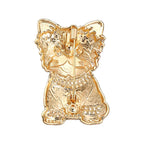 PENDRA Puppy Sitting Dog Brooch
