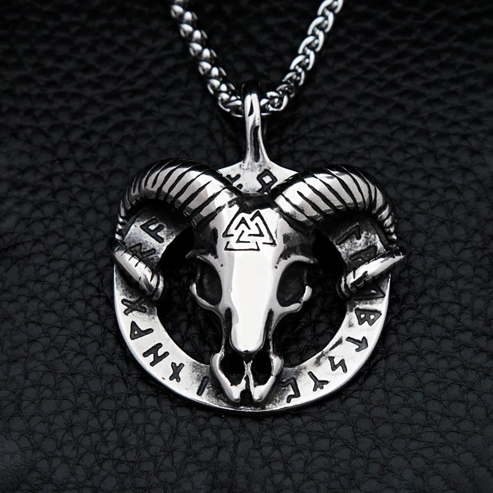 PENDRA Vikingcrest Stainless Steel Viking Ring