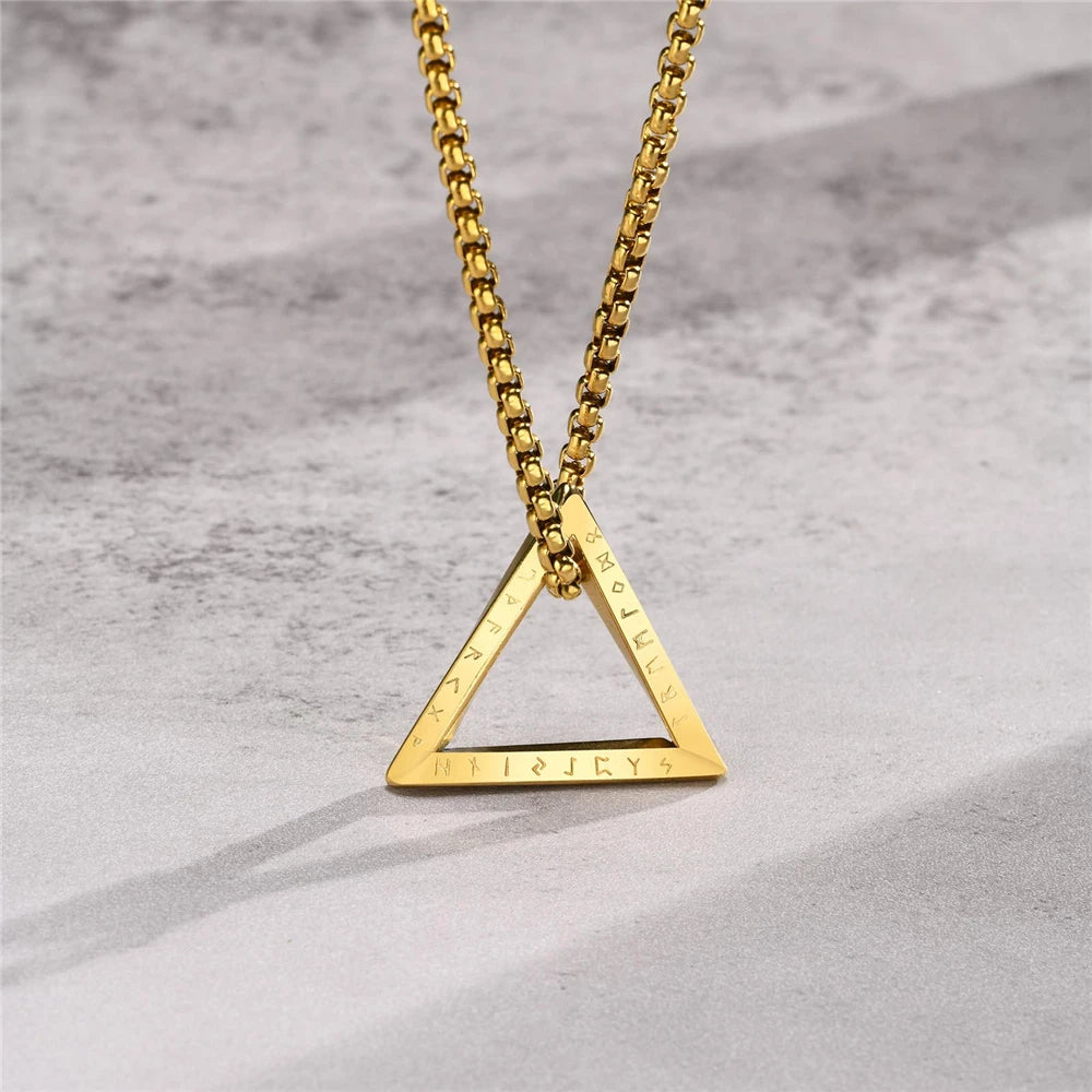 PENDRA Rune Norse Futhark Necklace