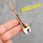 PENDRA Worker Wrench Boyfriend Steel Necklace