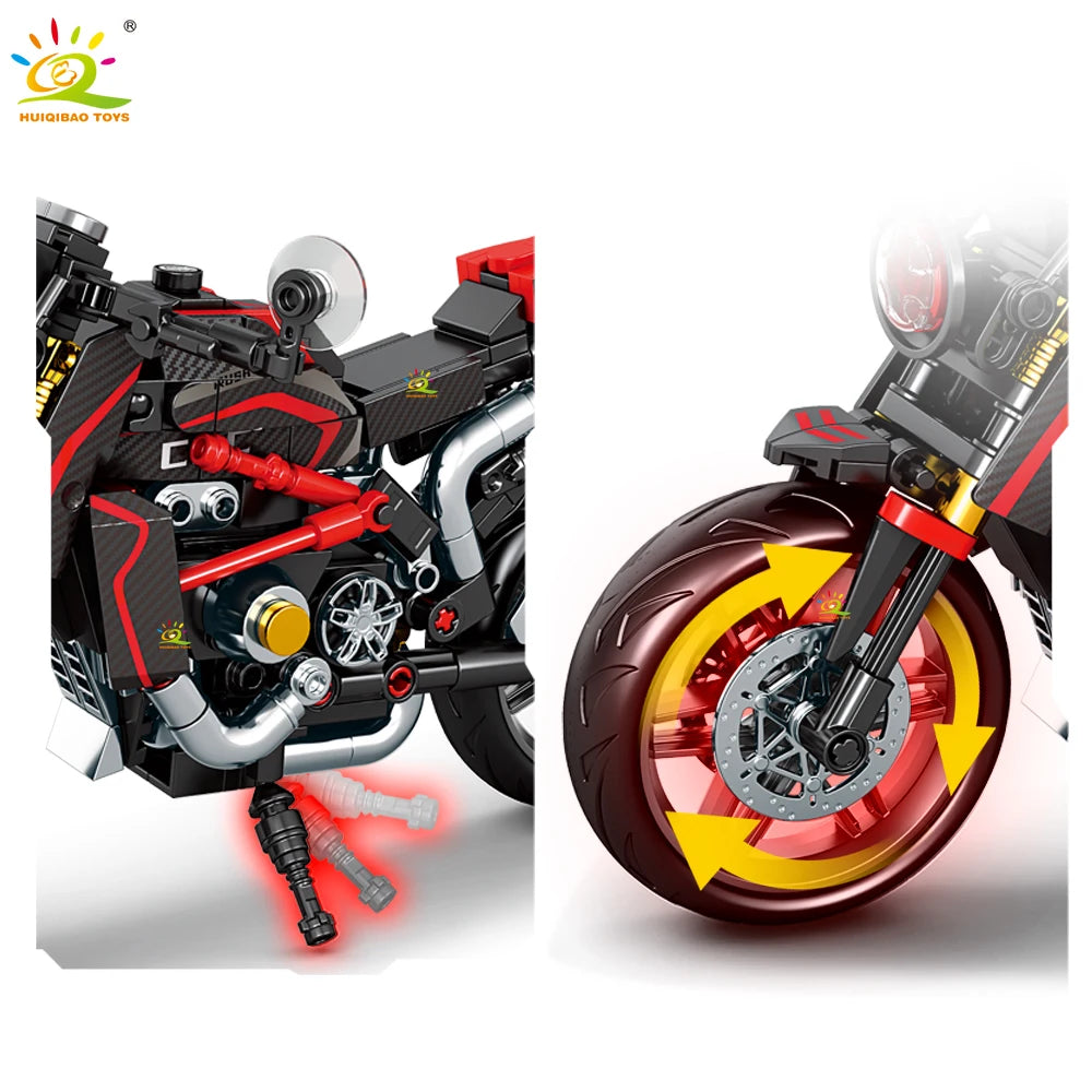PENDRA Motorbike Moto Racer Building Set