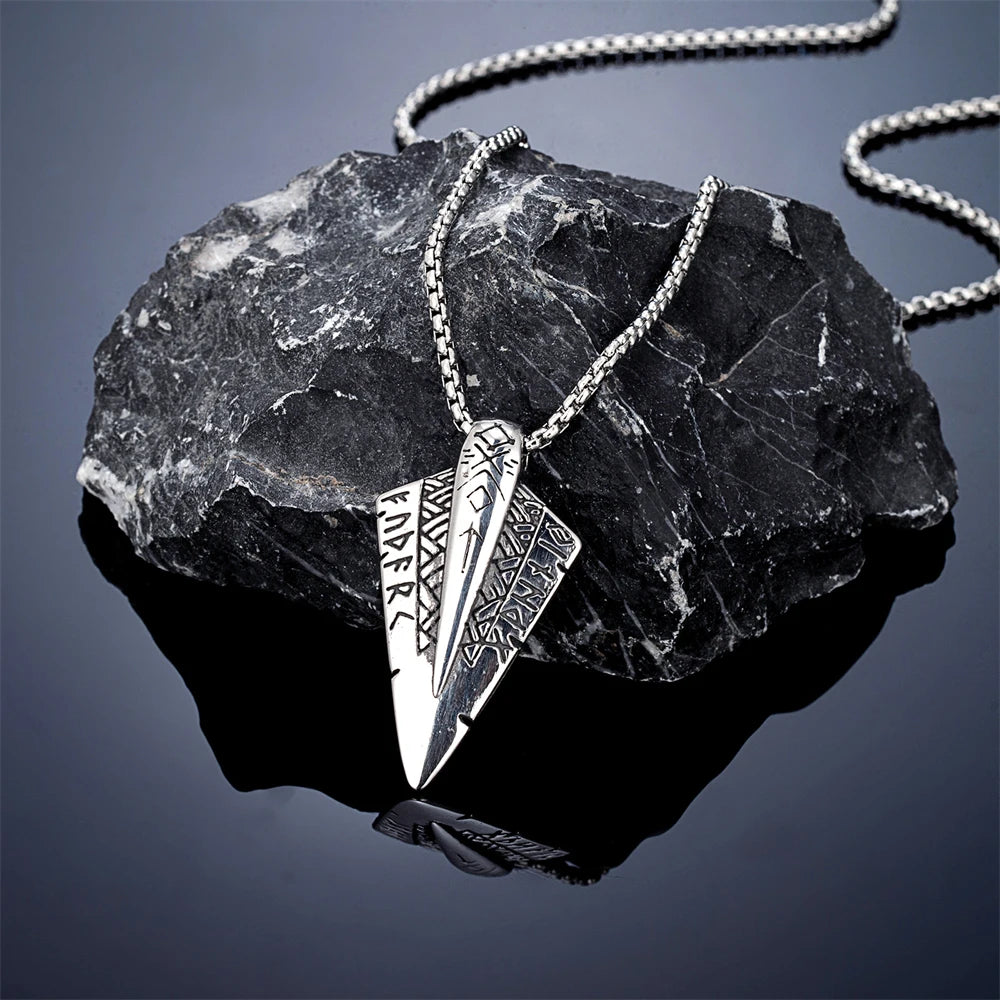PENDRA Rune Vintage Punk Necklace