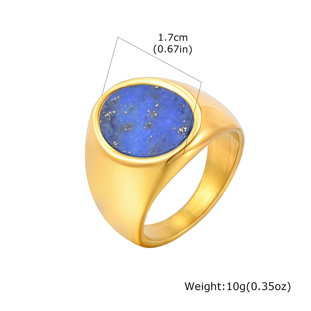 PENDRA Nerivion Natural Stone Ring