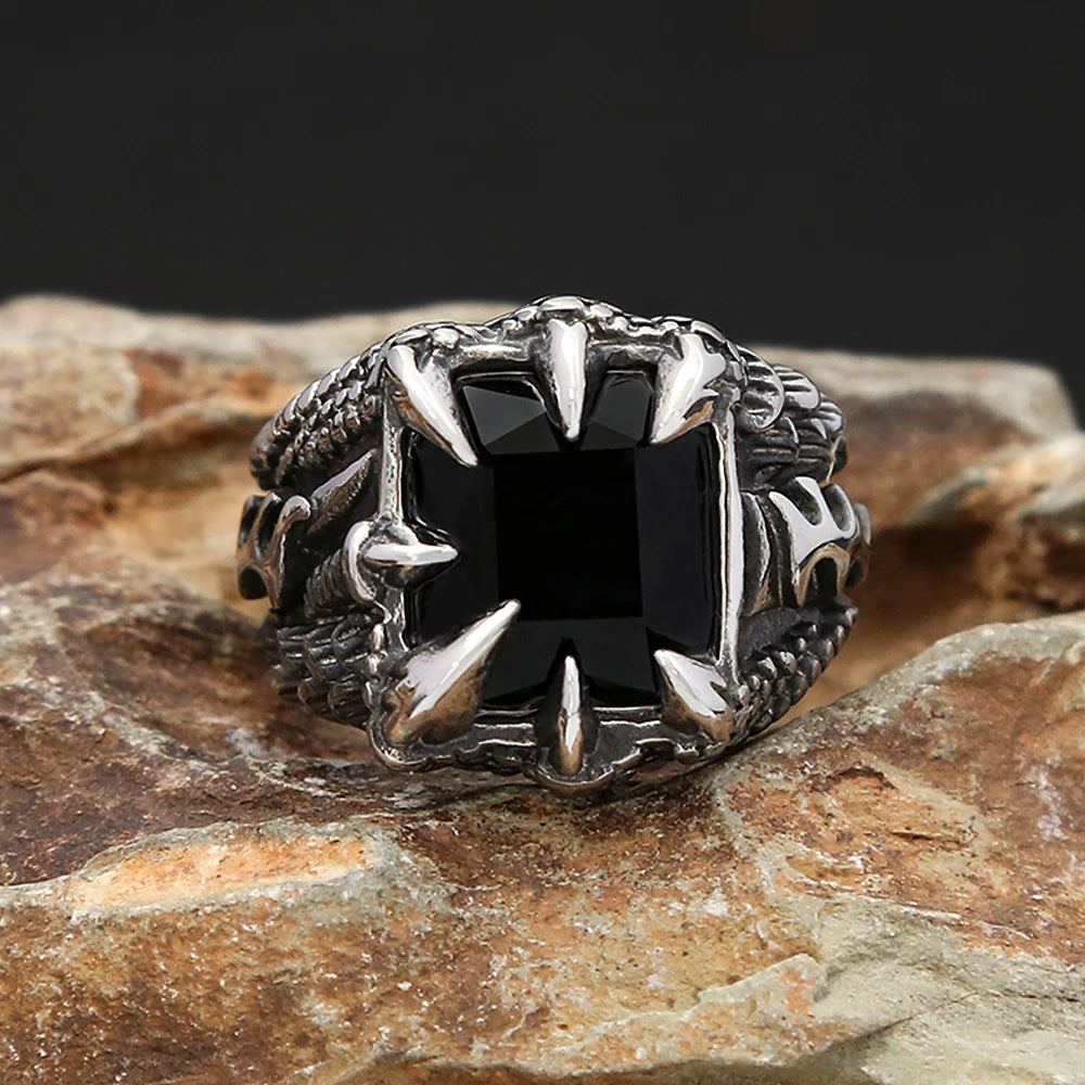 PENDRA Dragonclaw Viking Stone Ring