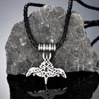 PENDRA Crow Rune Celtic Necklace