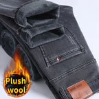 PENDRA Plush Wool Korean Jeans