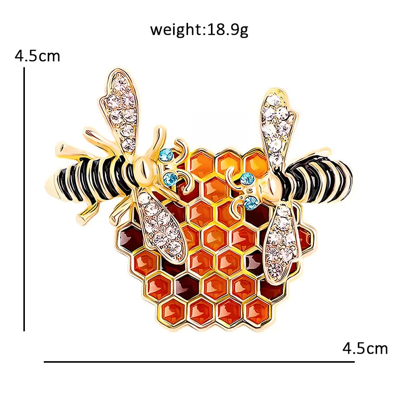 PENDRA Meliora Rhinestone Brooch