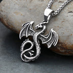 PENDRA Dragonflight Vintage Flying Dragon Pendant