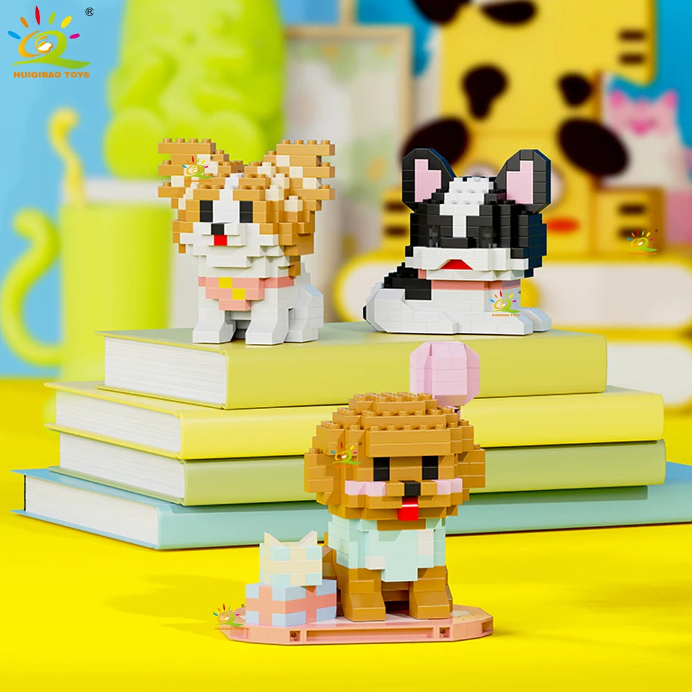 PENDRA Cute Dog Micro Building Set