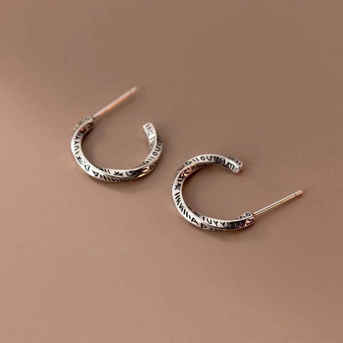 PENDRA Mobius Sterling Earrings