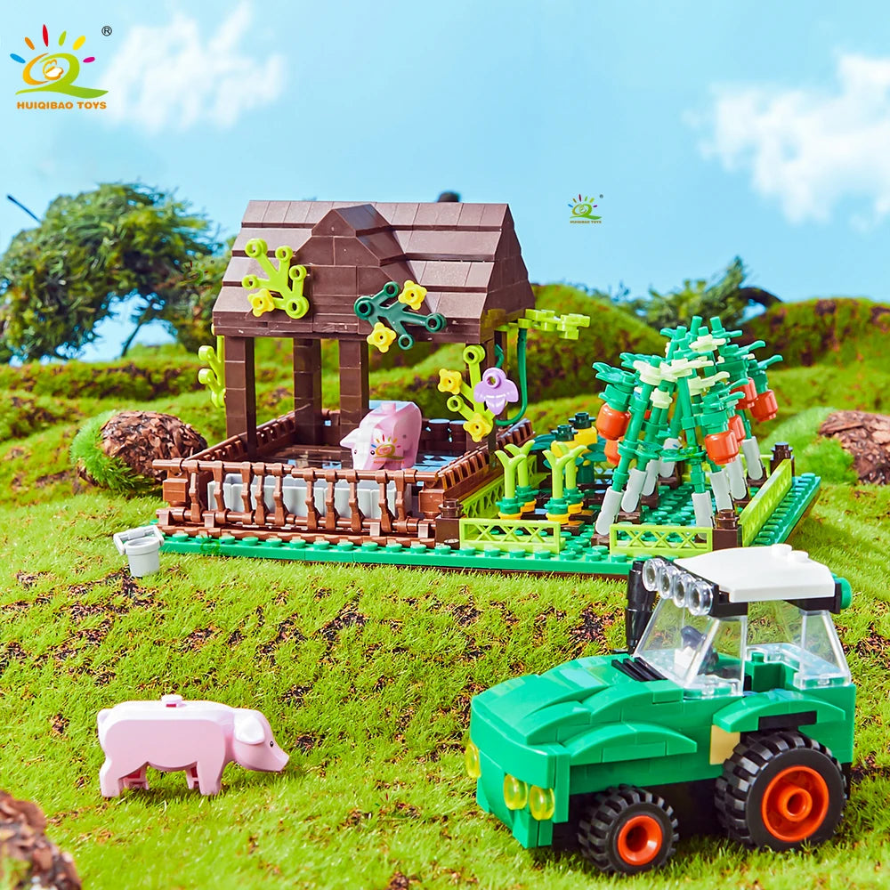 PENDRA Farm Pigsty Windmill Building Set