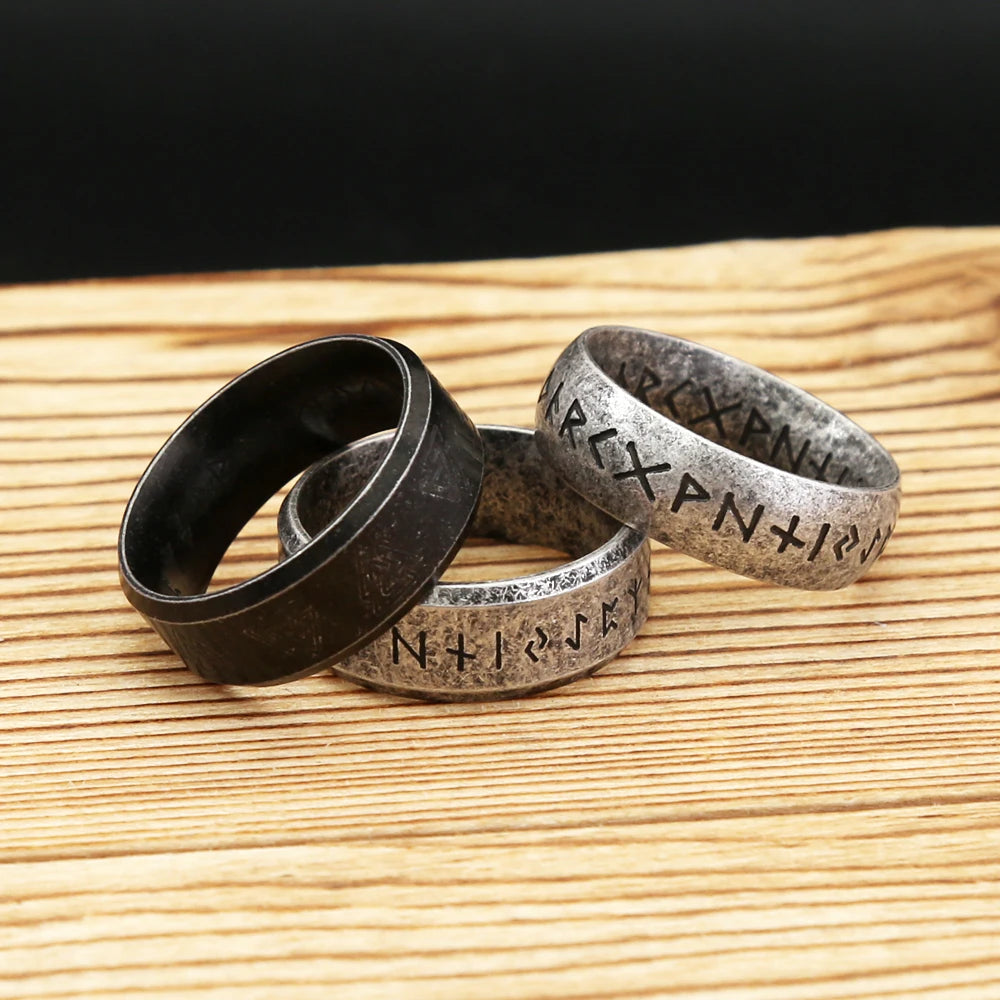 PENDRA Runeband Nordic Viking Rune Ring