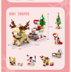PENDRA Elk Deer Santa Building Set