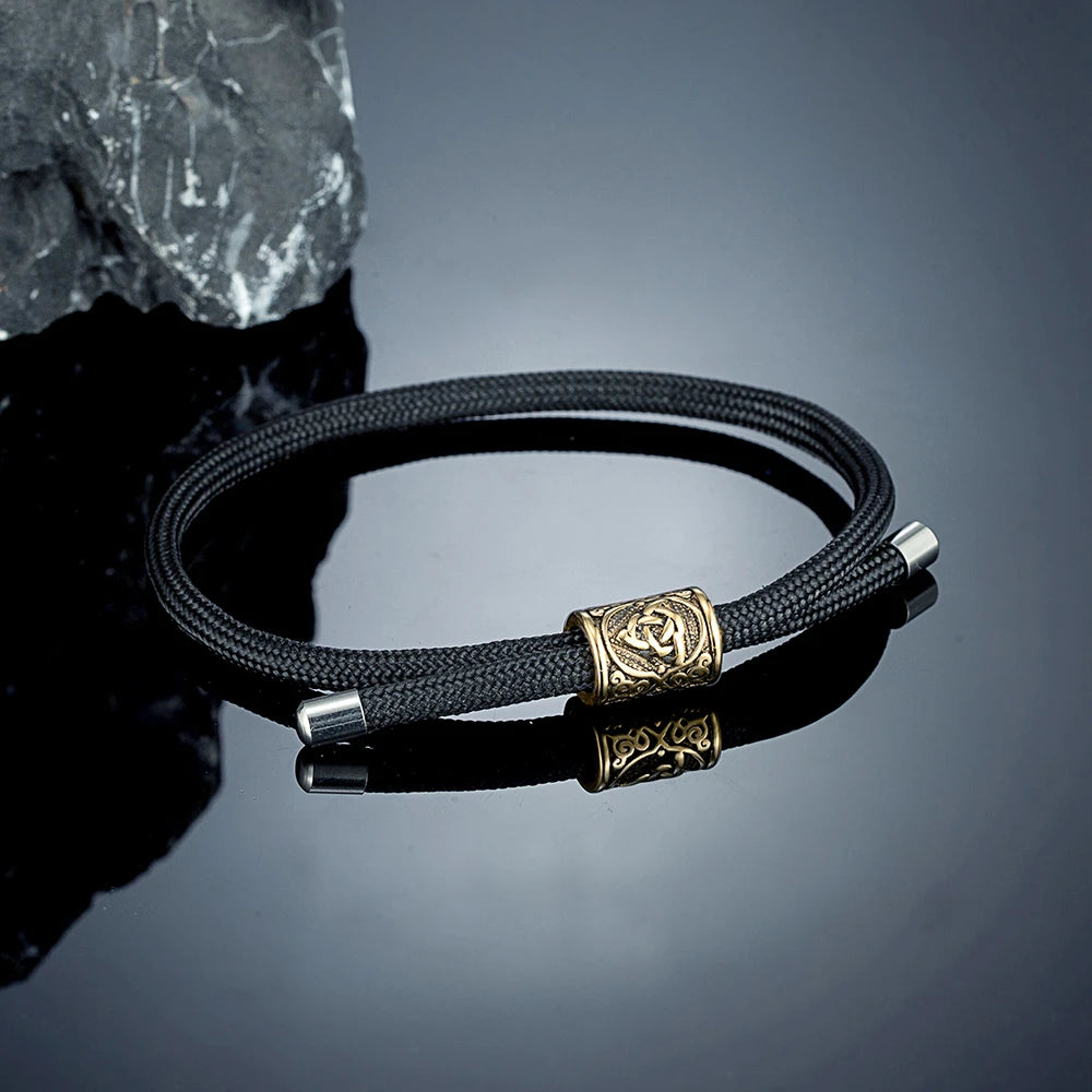 PENDRA Rune Adjustable Steel Bracelet