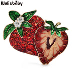 PENDRA Strawberrya Pretty Shining Strawberry Brooch