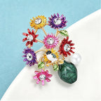 PENDRA Florielle19 Floral Brooch