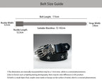 PENDRA Jadeine Skull Gothic Belt