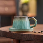 PENDRA Japanese Handmade Kiln-Changed Retro Ceramic Coffee Mug