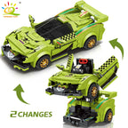 PENDRA Transfrom Racing Robot Building Set