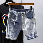 PENDRA Washed Distressed Fit Pants