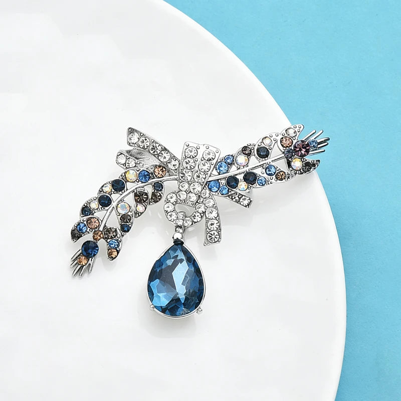 PENDRA Florielle17 Crystal Brooch