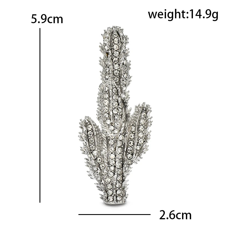 PENDRA Florielle11 Rhinestone Brooch