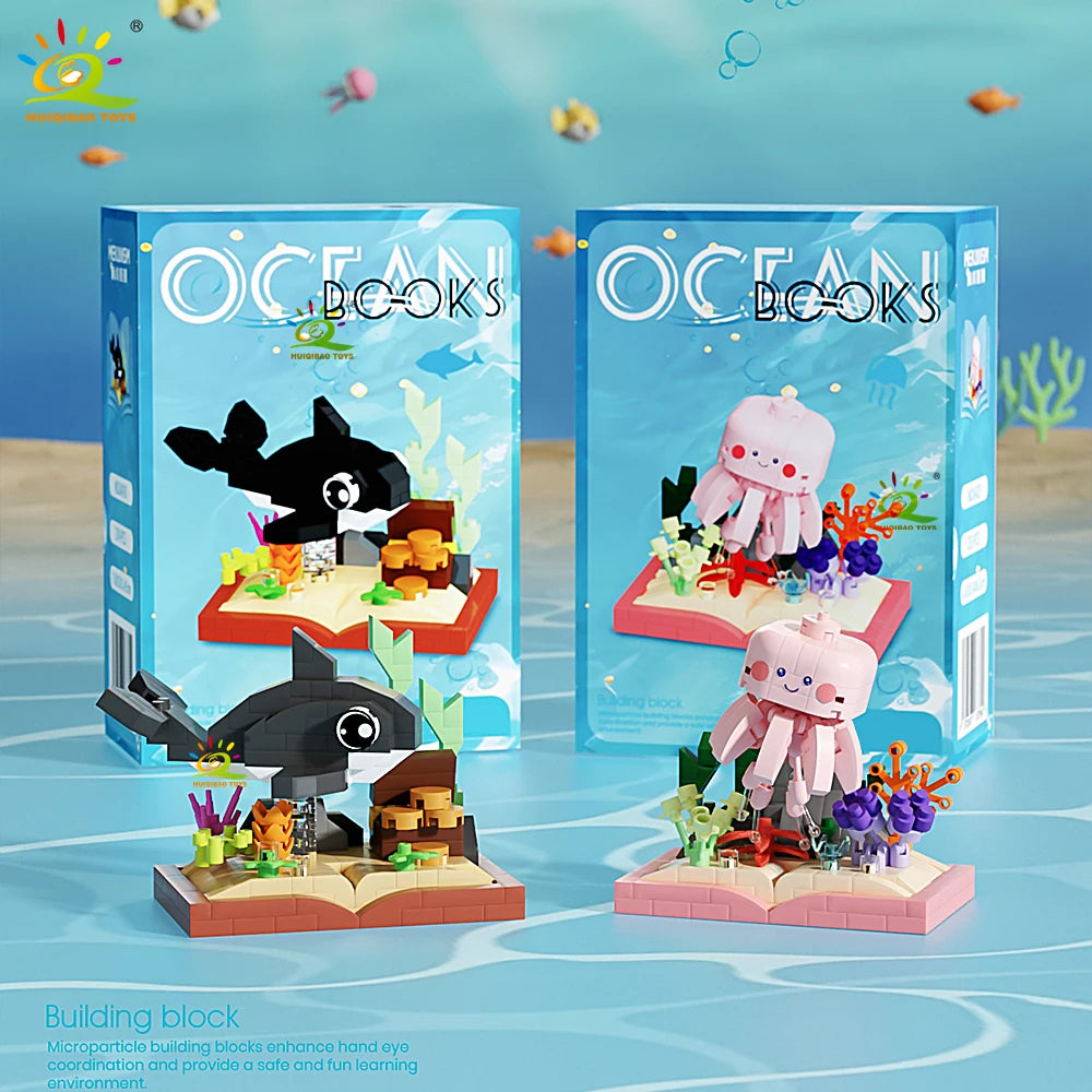 PENDRA Ocean Orcas Micro Building Set