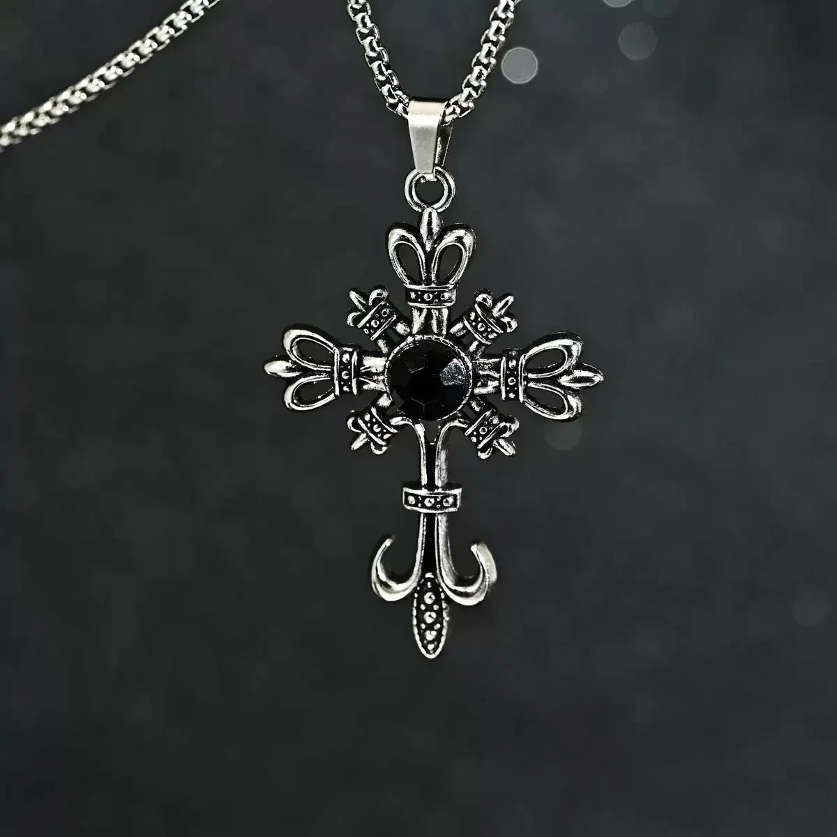 PENDRA Smoothcross Minimalist Titanium Steel Cross Necklace