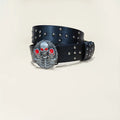 PENDRA Fayeina Black Skull Designer Belt