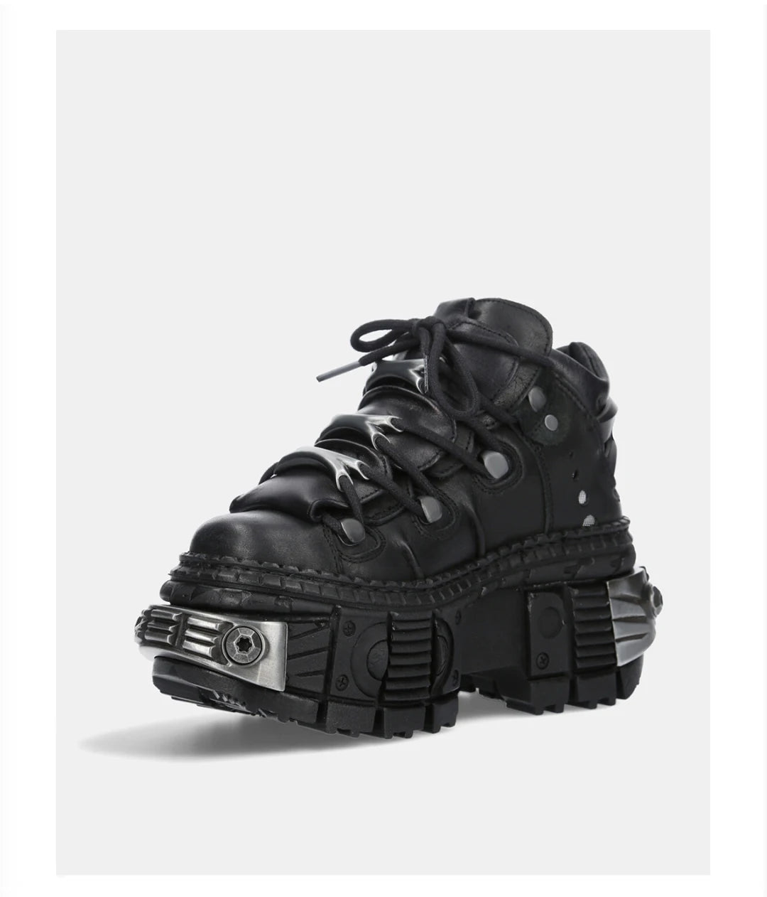 PENDRA Leather Platform Handmade Shoes