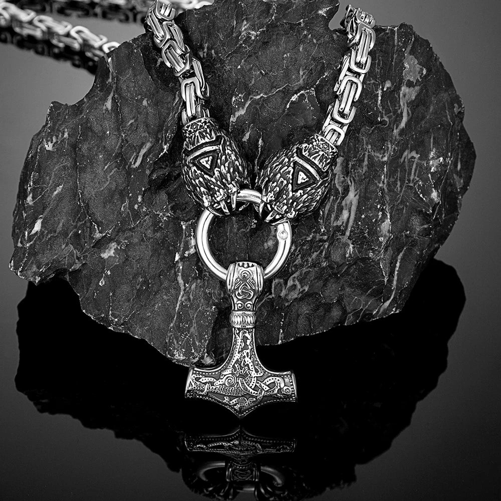 PENDRA Wolf Norse Pendant Necklace