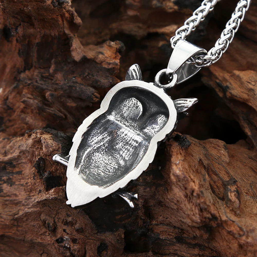 PENDRA Owlcrest Vintage Owl Pendant