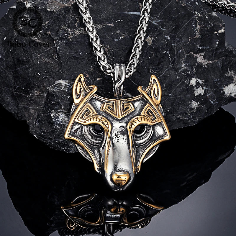 PENDRA Wolf Norse Celtic Necklace