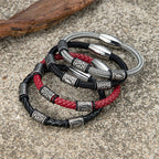 PENDRA Rune Vintage Steel Bracelet