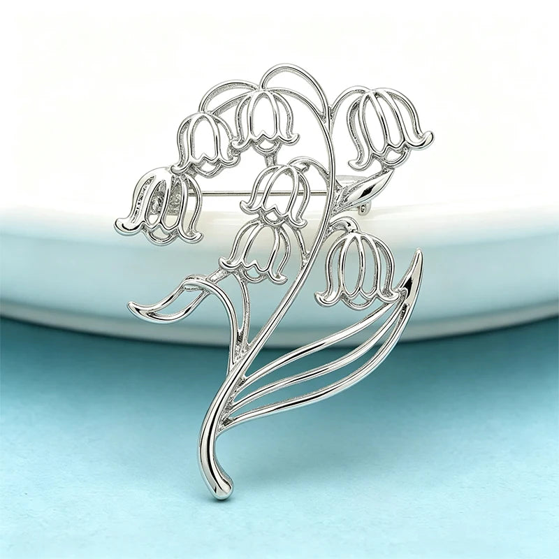 PENDRA Liliana Alloy Lily Flower Brooch