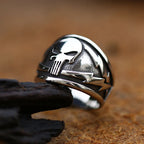 PENDRA Skullmask 316L Stainless Steel Skull Ring