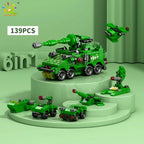 PENDRA Engineering Police Tank Building Set